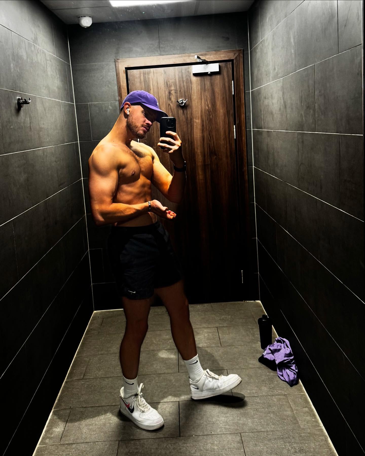 Sam Wilko after a training session